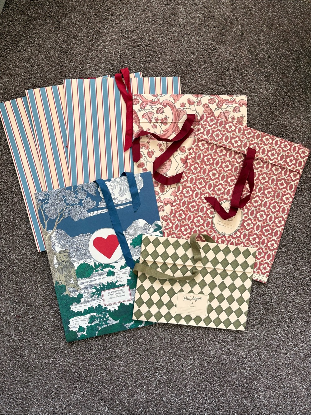 7pc Sézane Octobre Éditions Antoinette Poisson Luxury Gift Bag Set